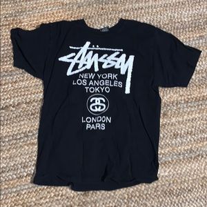 Black stussy shirt // good condition